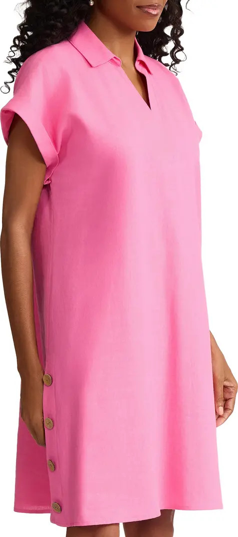 Linen Blend Shift Dress | Nordstrom