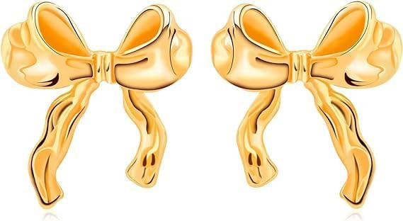 Bow Earrings, Orecchini a Prua, Orecchini Classici con Fiocco per Donne e Ragazze, per Natale, Sa... | Amazon (IT)