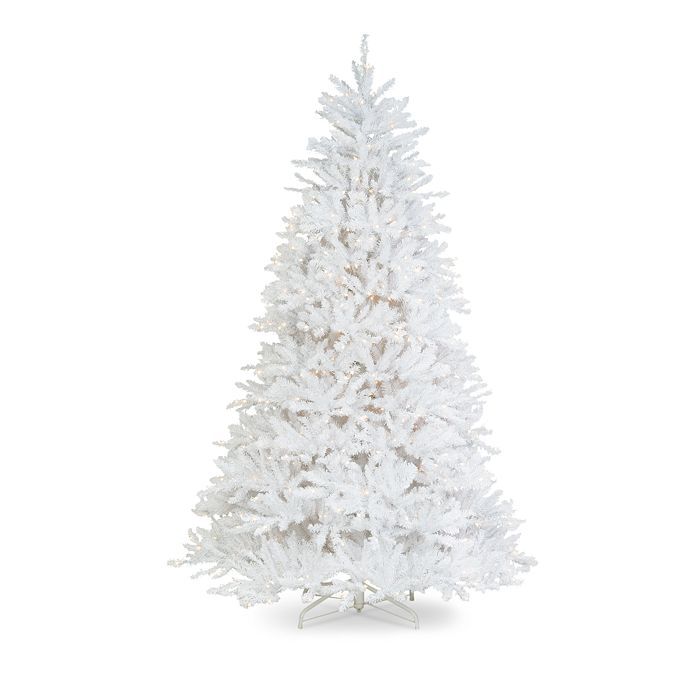 7 ft. Dunhill® White Fir Tree with Clear Lights | Bloomingdale's (US)