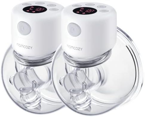 Momcozy Wearable Breast Pump, S12 Double Hands Free Breast Pump, LCD Display, Low Noise & Painles... | Amazon (US)