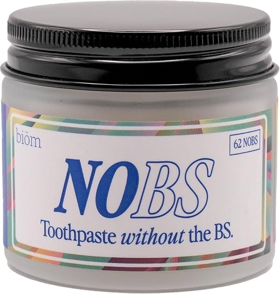NOBS (No Bad Stuff) Toothpaste Tablets - Nano Hydroxyapatite, Fluoride & Plastic Free, Eco & Trav... | Amazon (US)