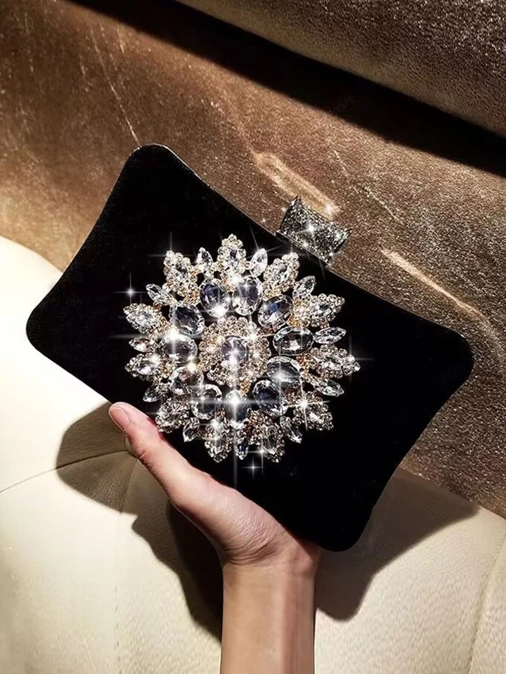 Mini Rhinestone Decor Evening Bag | SHEIN