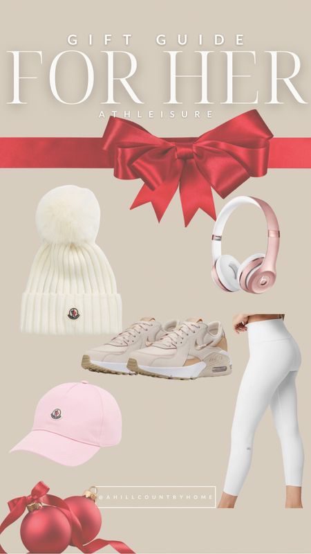 Gifts for her! Athleisure must haves that I personally love!!!

Moncler, Moncler hat, Alo yoga , nike sneakers, lululemon, headphones, gift guide 

#LTKcurves #LTKfit #LTKbeauty