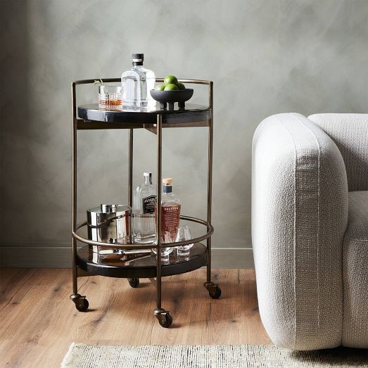 Eleodoro Bar Cart (19") | West Elm (US)