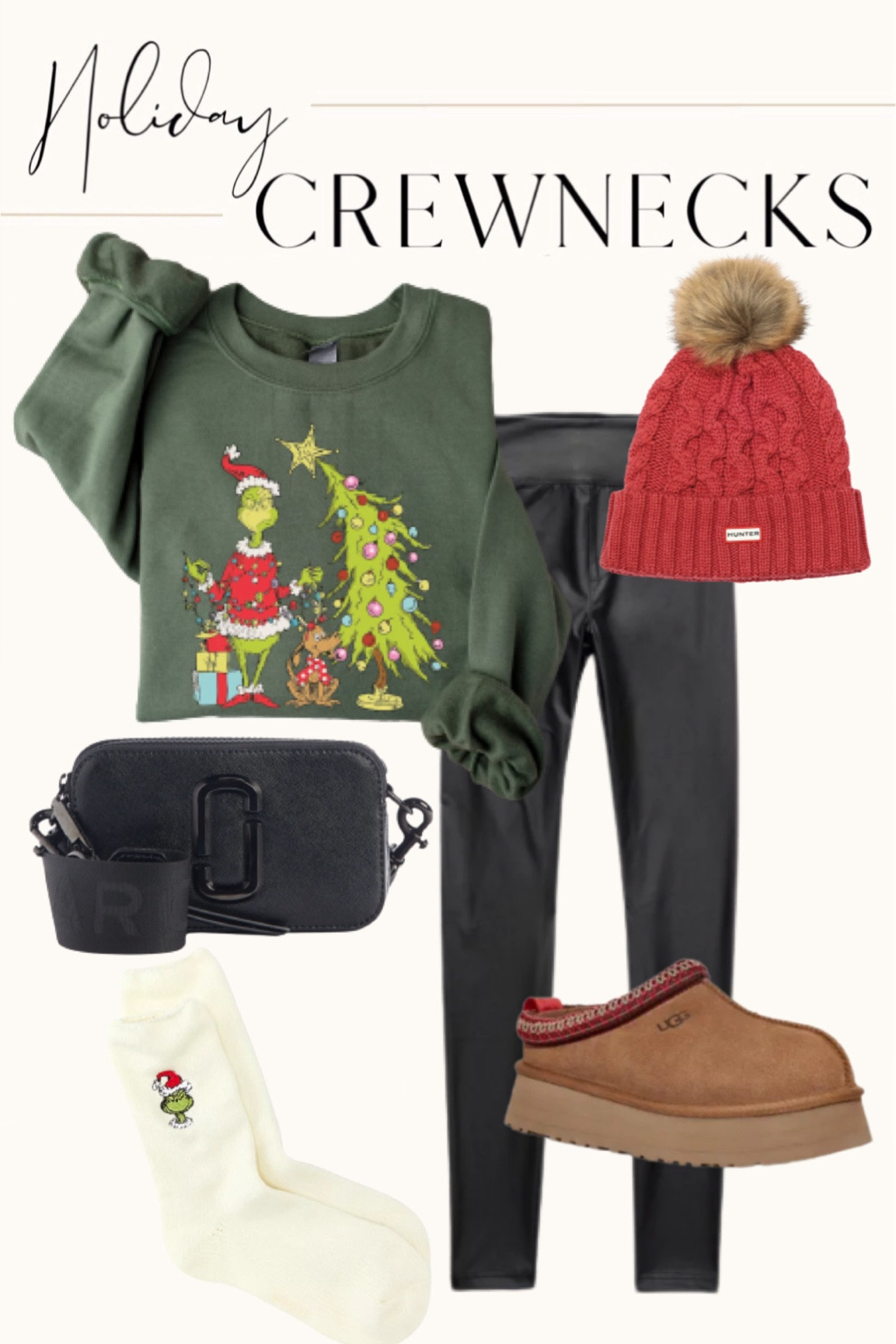 The Grinch Christmas sweatshirt outfit 🎄

#LTKstyletip #LTKHoliday #LTKSeasonal