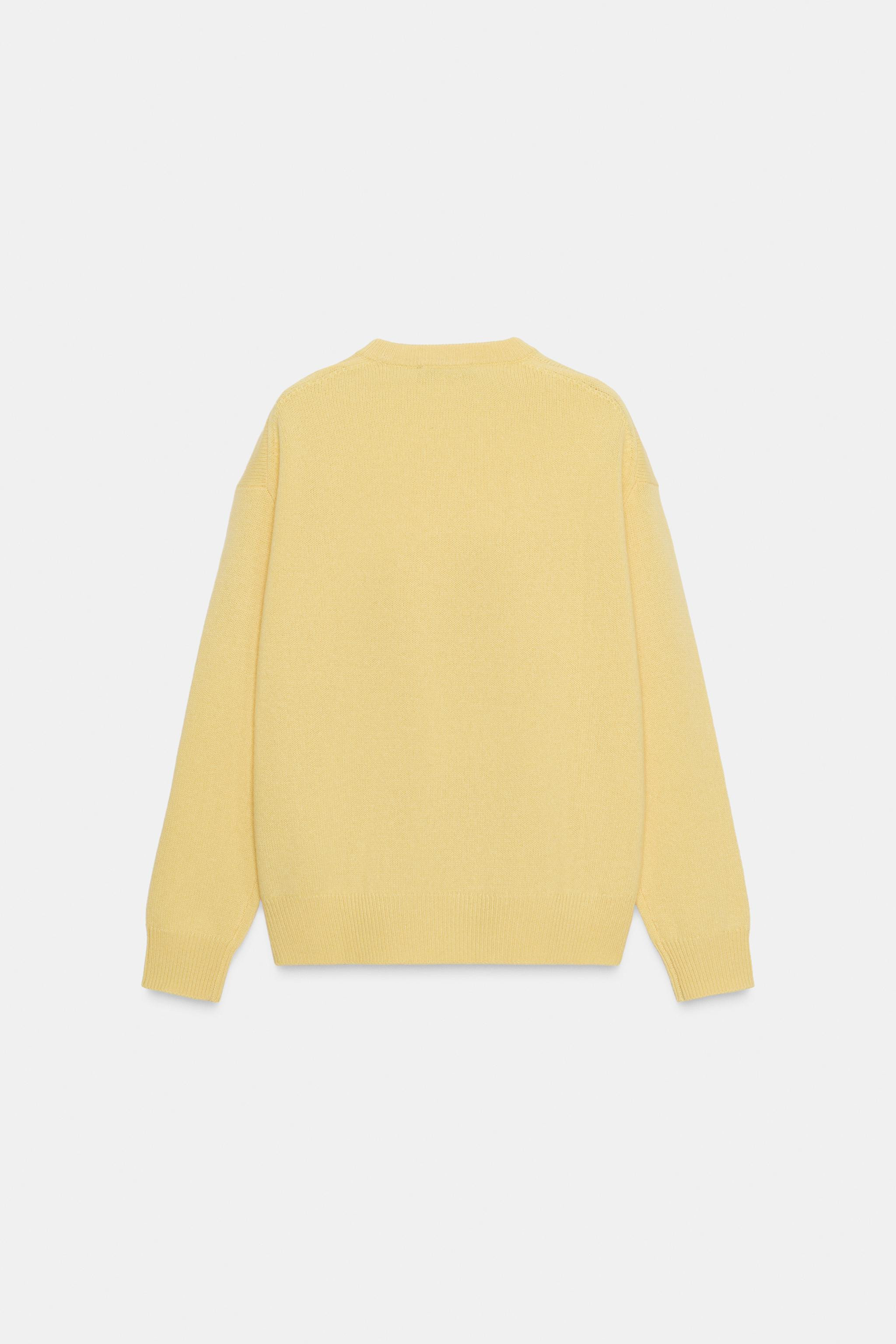 100% CASHMERE LONG SLEEVE JUMPER | Zara US