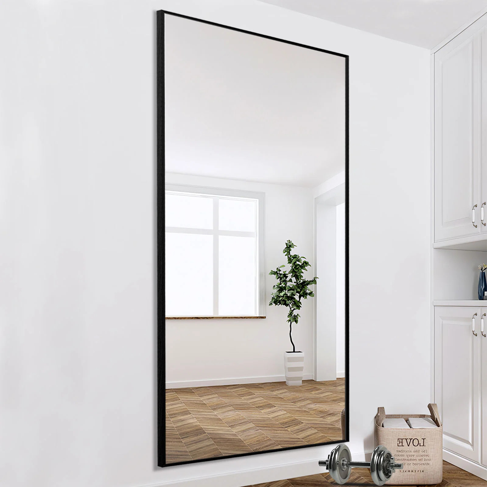 Latitude Run® Metal Flat Mirror & Reviews | Wayfair | Wayfair North America