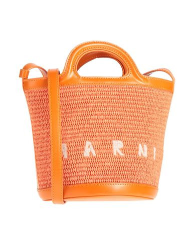 Marni Woman Handbag Orange Size - Cotton, Polyamide, Cow leather, Brass | YOOX (US)