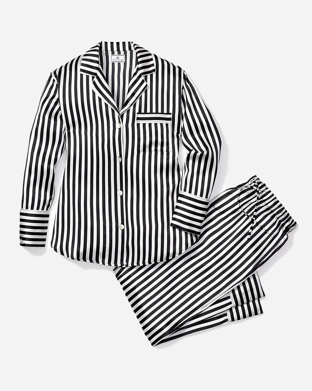 Petite Plume™ women's striped pajama set | J. Crew US