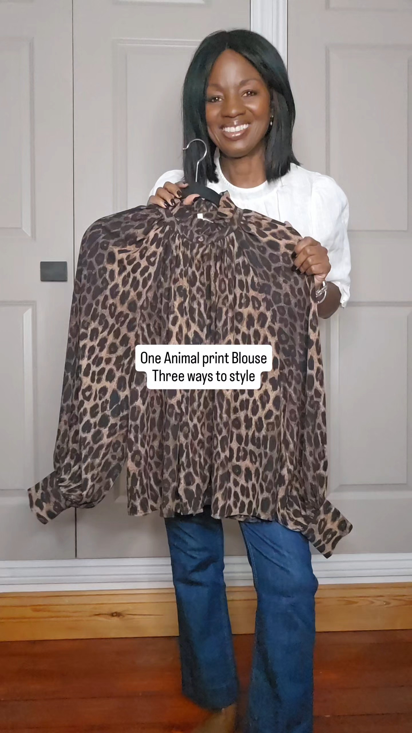 3 ways I'm styling an animal print blouse

#LTKeurope #LTKover50style #LTKstyletip