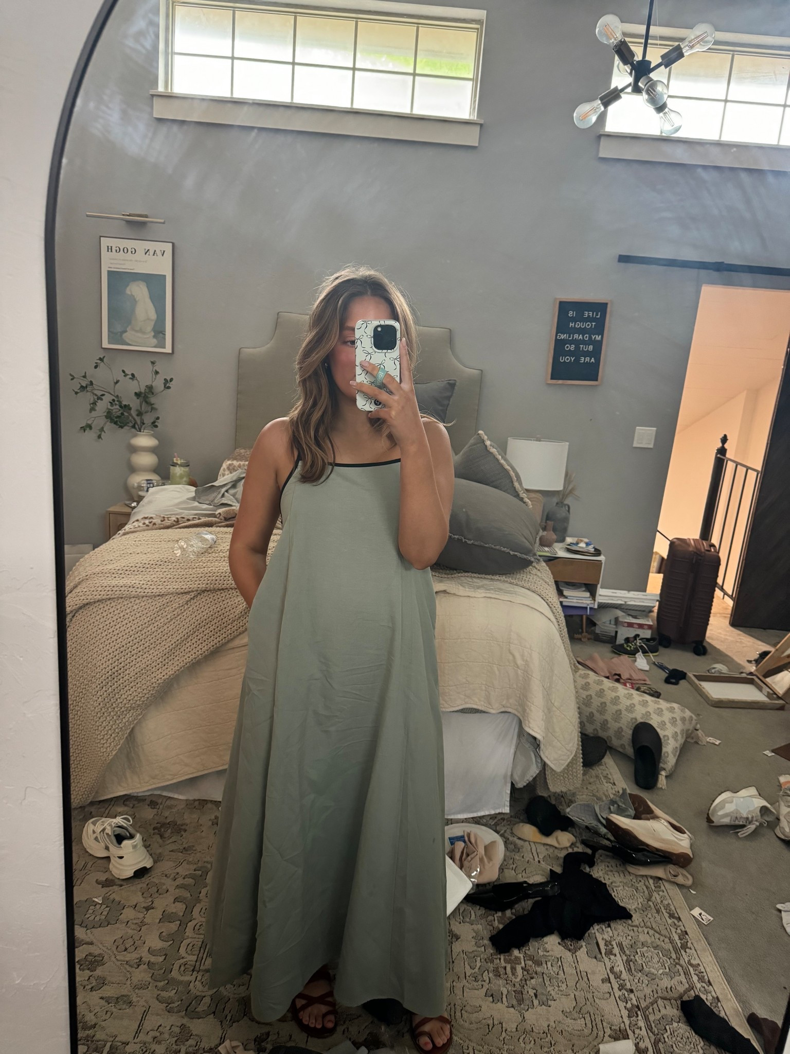 Easy throw on dress #summerdress #spring #flowydress