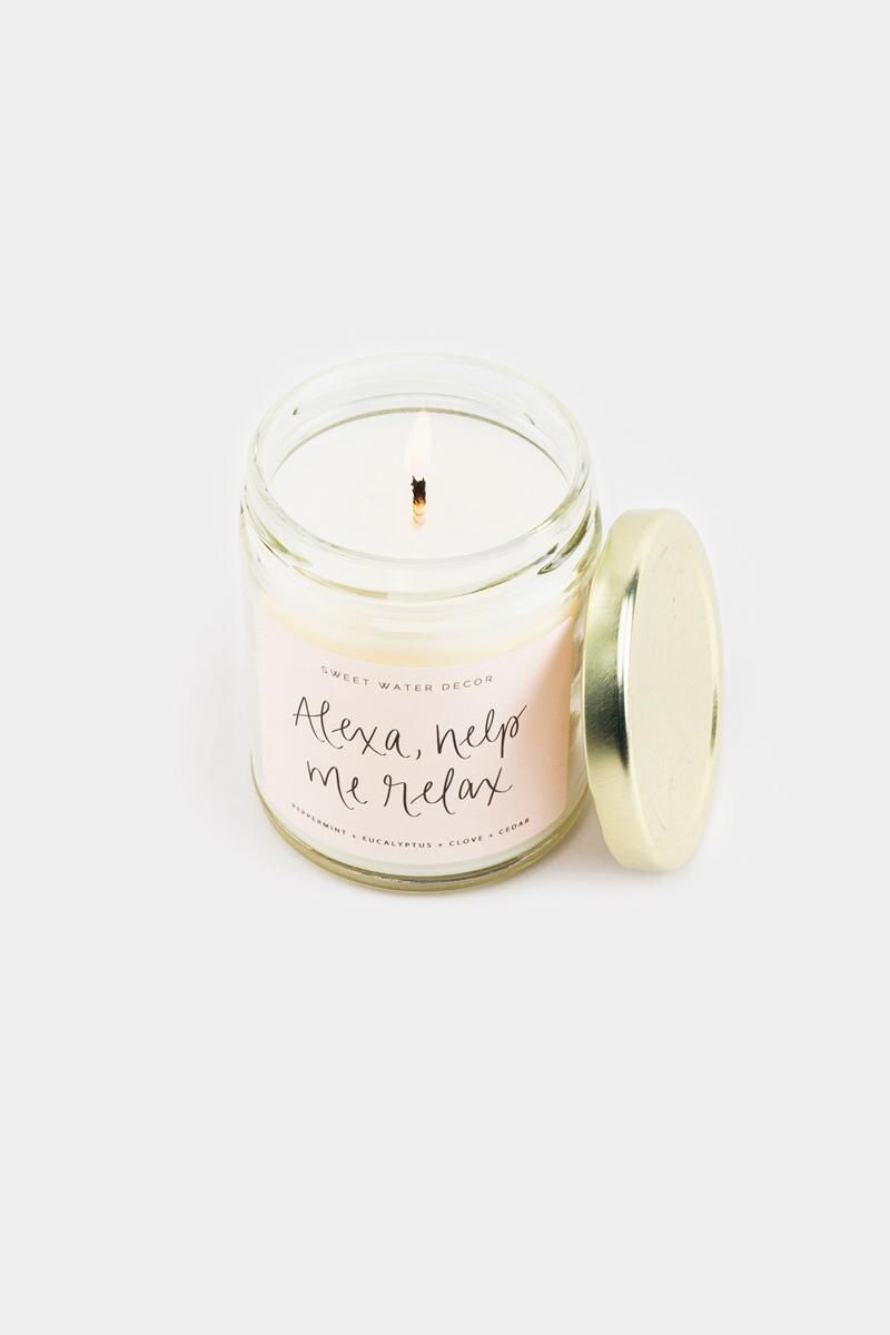 Sweet Water Decor Alexa, Help Me Relax Candle | Francesca’s Collections