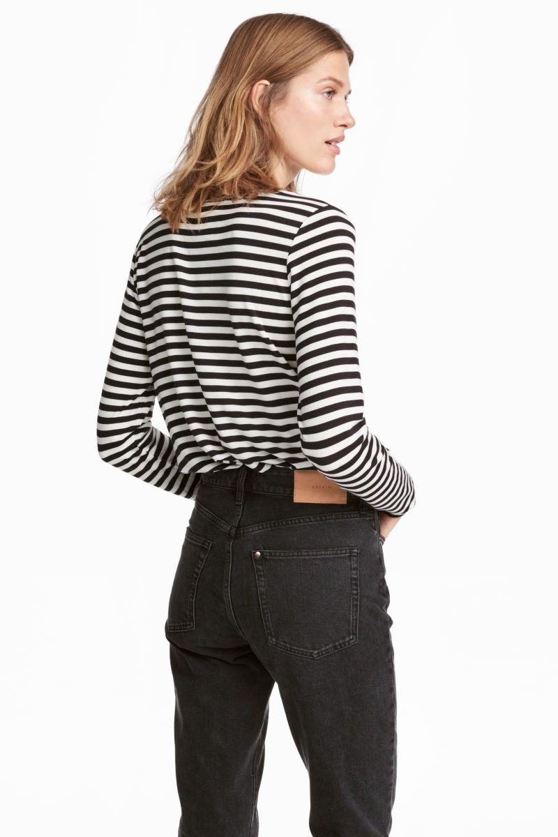 H&M Long-sleeved Jersey Top $17.99 | H&M (US)