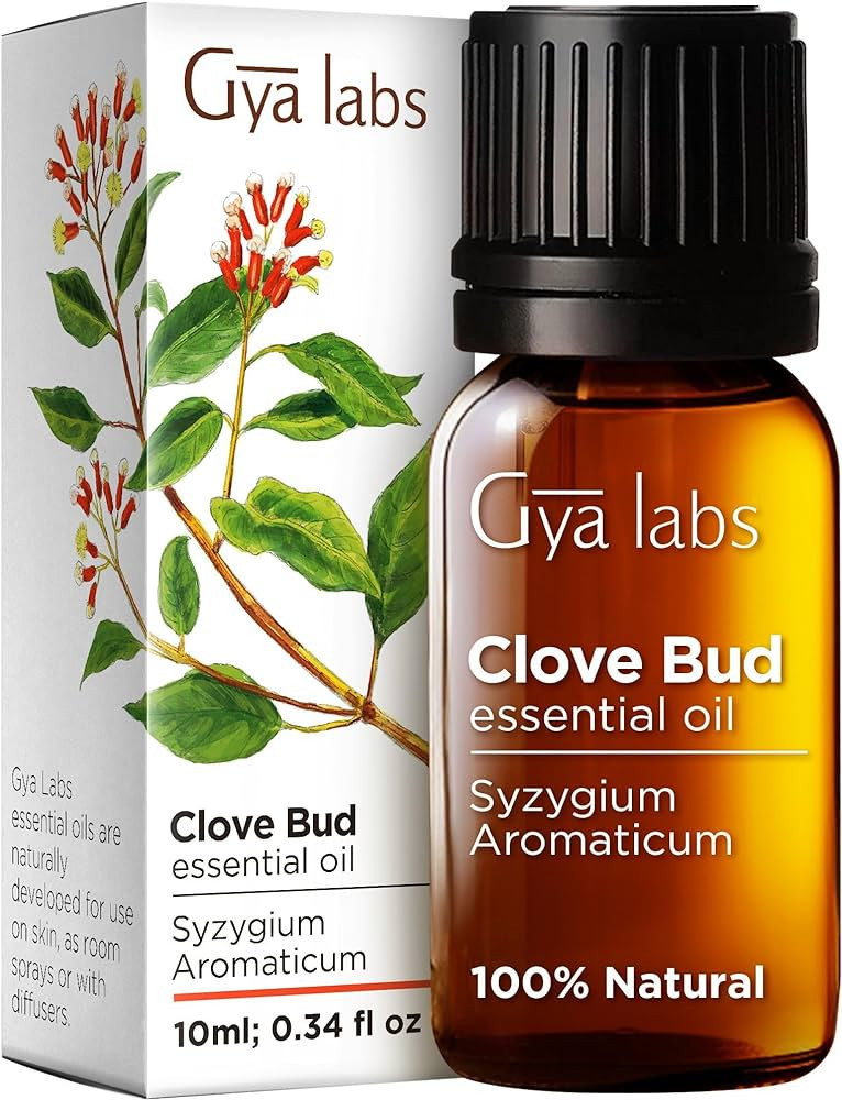 Gya Labs Clove Oil for Oral Care - 100% Natural Clove Essential Oil for Oral Discomfort - Clove O... | Amazon (US)