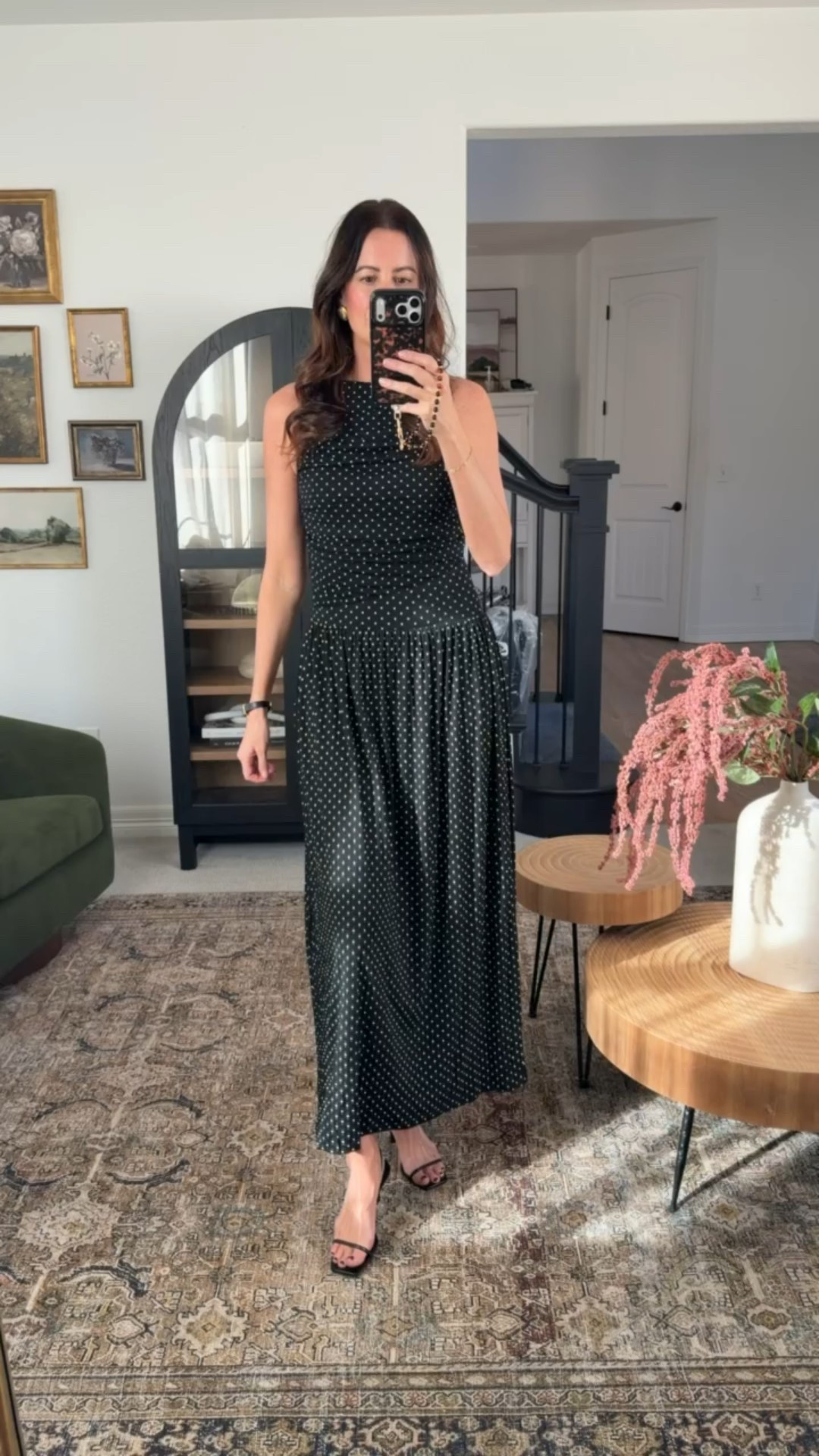 Easily dress this polka dot sleeveless maxi dress up or down! Cannot wait to take this one on vacation with me! Linking everything I grabbed on my last Nordstrom order here! 

#LTKTall #LTKFindsUnder100 #LTKootd