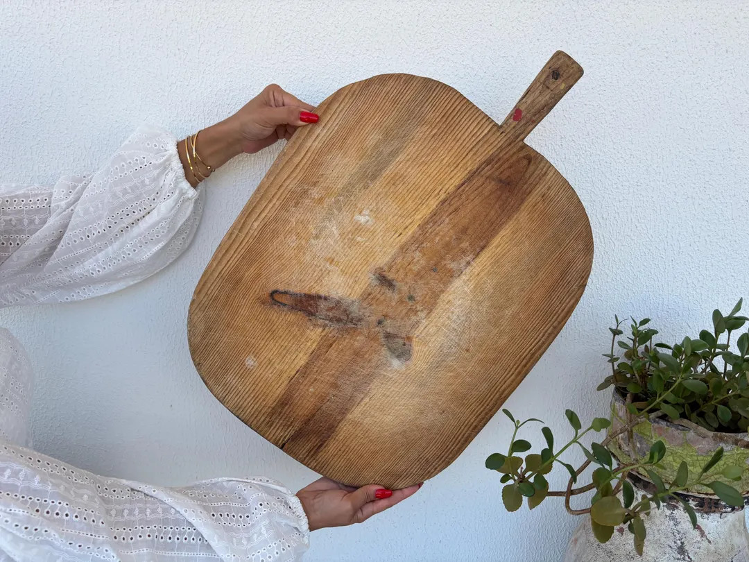 Old Wooden Cutting Board – Handmade Turkish Farmhouse Decor - Etsy Canada | Etsy (US)