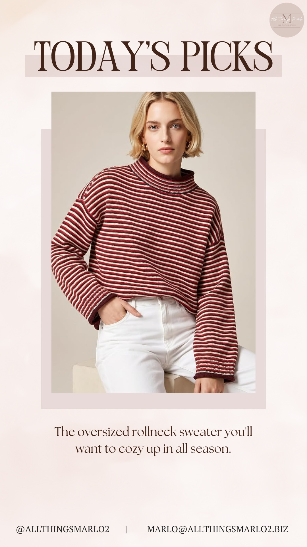 The oversized rollneck sweater you'll want to cozy up in all season. 

 #LTKSeasonal #LTKWorkwear #LTKTravel