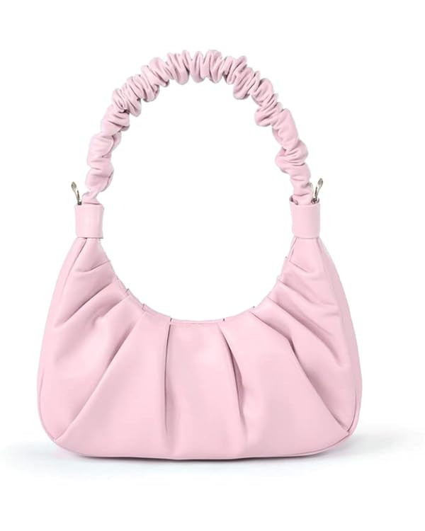 Classic Shoulder Bags for Women Cute Hobo Tote Mini Leather Handbag Clutch Purse Lightweight | Amazon (US)