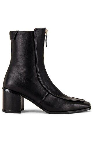 Reike Nen Turned Edge Zip Up Boots in Black. - size 38 (also in 36, 36.5, 37, 37.5) | Revolve Clothing (Global)