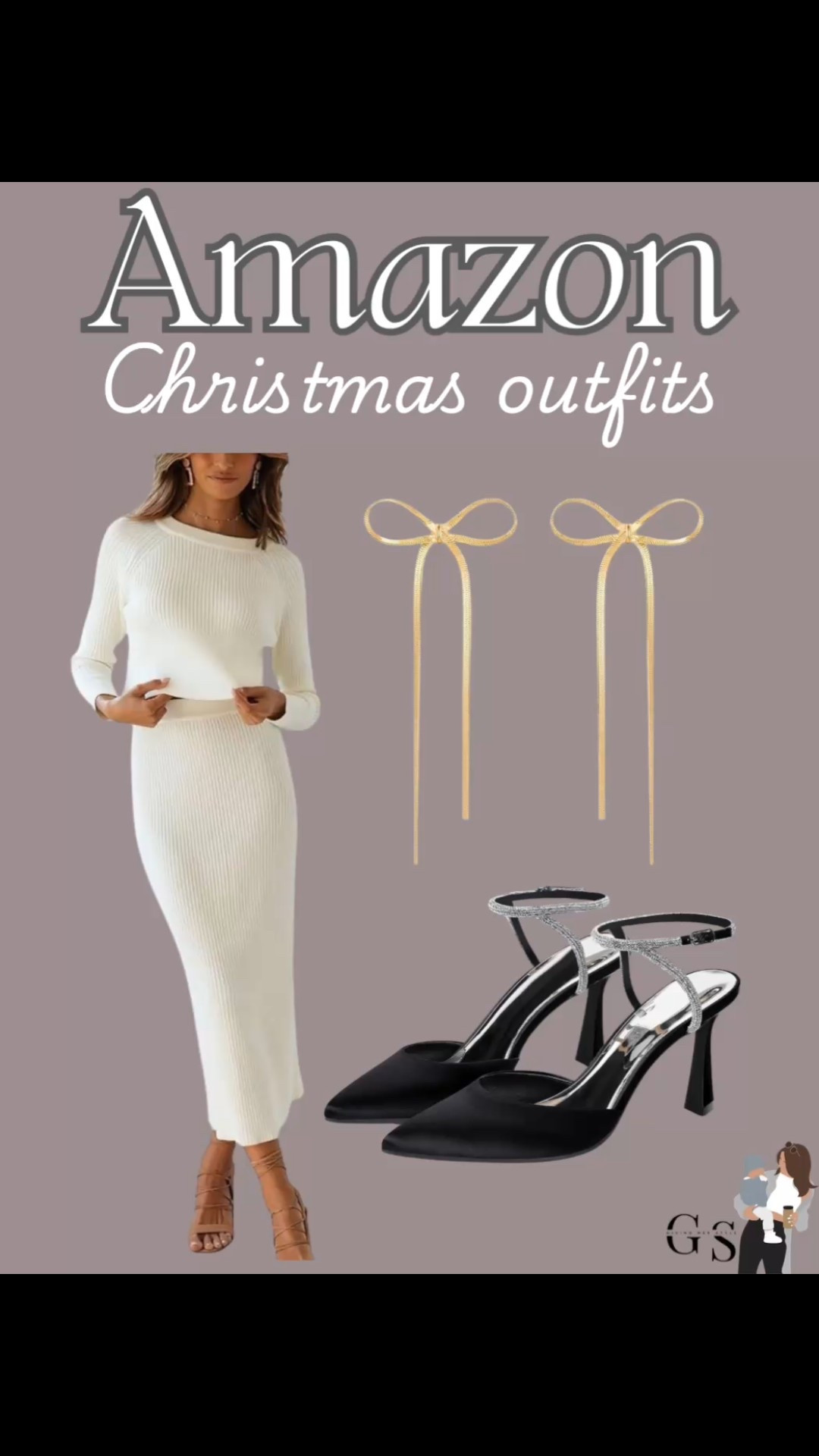 Holiday outfit from Amazon 

| amazon, sweater, green sweater, work Christmas party, Christmas dinner outfit, black jeans, gold earrings, skirt, satin, amazon fashion, amazon Christmas outfit, Christmas dress, amazon holiday outfit, sequin pants, winter fashion, Christmas party outfit, festive outfits, new years outfit, winter fashion, sweater, earrings, Christmas earrings, what to wear, heels, bows, bow heels, bow earrings, coquette 
#amazonfashion #amazonchristmas #christmasoutfit #holidayfashion

#LTKFindsUnder50 #LTKFindsUnder100 #LTKHoliday
