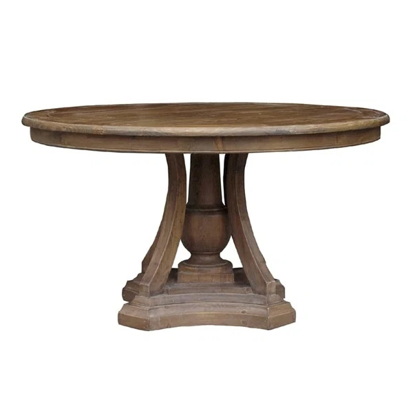 Aurora Round Solid Wood Dining Table | Wayfair North America