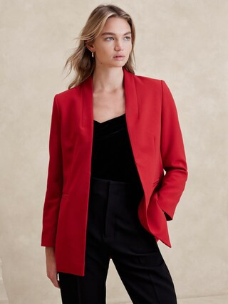Collarless Blazer | Banana Republic Factory