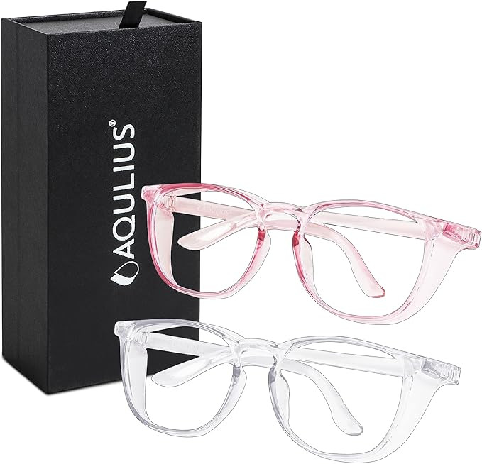 Aqulius 2 Pack Stylish Safety Glasses Goggles Anti Fog, Scratch Resistant Safety Glasses for Wome... | Amazon (US)