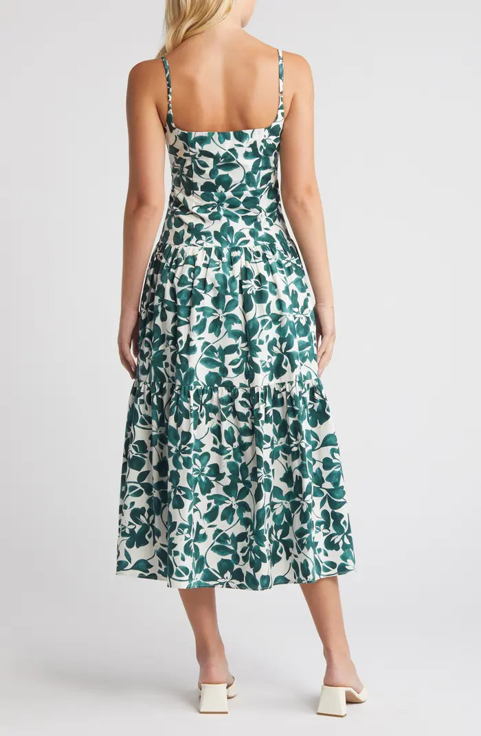 Floral Tiered Cotton Sundress | Nordstrom
