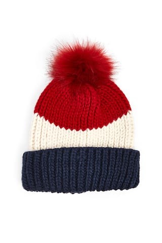 Pom Pom Colorblock Beanie | Forever 21 (US)