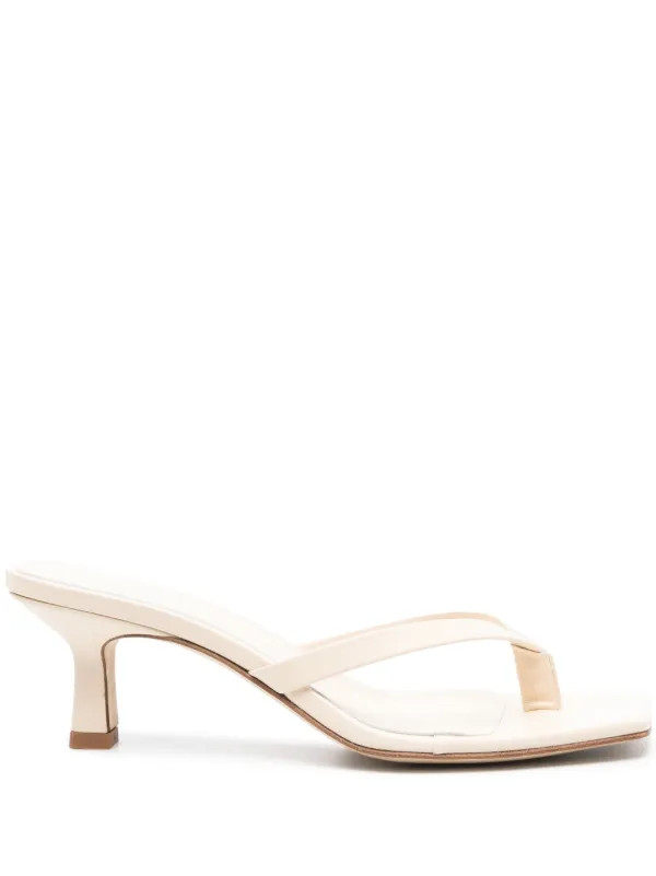 Aeyde Wilma 55mm Leather Mules - Farfetch | Farfetch Global