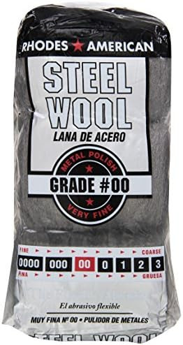 Homax 10120000 Steel Wool, 12 pad, Grade #0000, Rhodes American, Final Finish | Amazon (US)