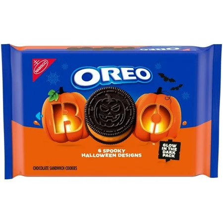 OREO Halloween Cookies – 18.71 oz Pack with Orange Creme & 6 Spooky Designs | Walmart (US)
