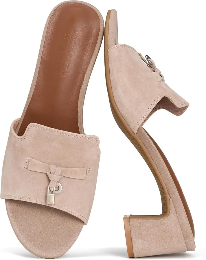 Project Cloud 100% Genuine Leather Sandals Women Footwear - Memory Foam Insole & Non-Slip Women S... | Amazon (US)