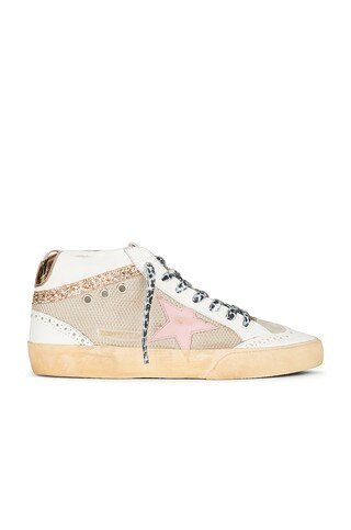 Golden Goose x REVOLVE Mid Star Sneaker in Pink & Gold from Revolve.com | Revolve Clothing (Global)
