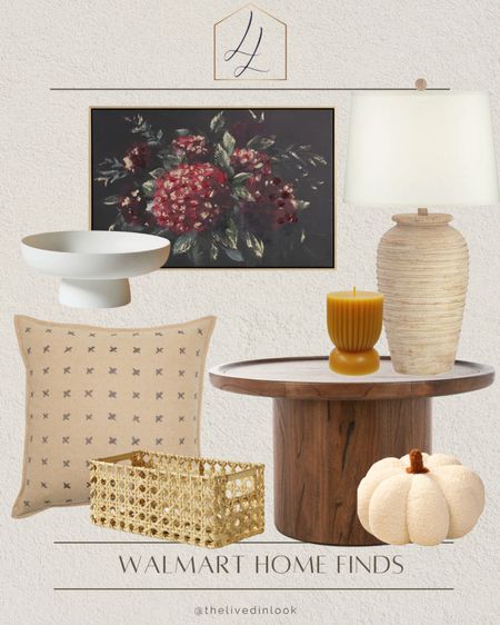 Walmart home decor finds for fall-Select items on sale!

Coffee table, table lamp, pumpkin, throw pillow, neutral aesthetic

#LTKSeasonal #LTKhome #LTKSale