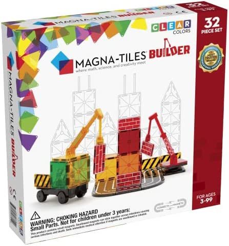 Magna-Tiles Builder Set, The Original Magnetic Building Tiles for Creative Open-Ended Play, Educa... | Amazon (US)