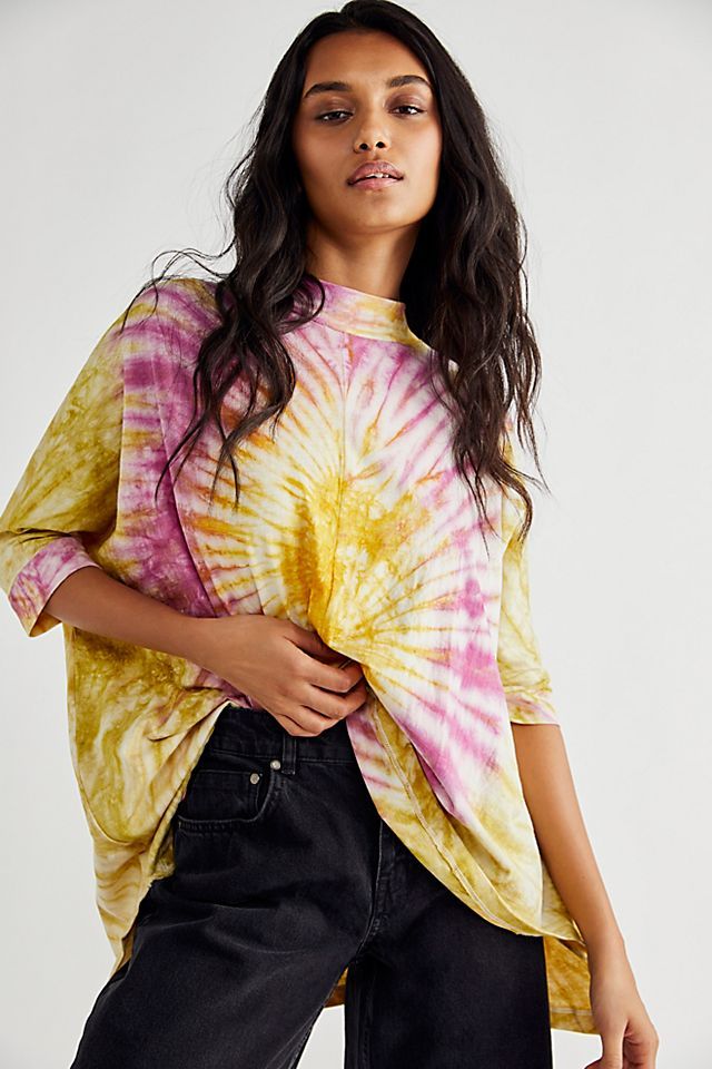 Hand Dyed Boxy Tee | Free People (Global - UK&FR Excluded)