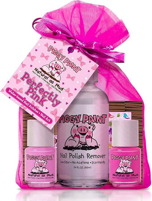 Piggy Paint | 100% Non-Toxic Girls Nail Polish | Safe, Cruelty-Free, Vegan, & Low Odor Nail Polis... | Amazon (US)