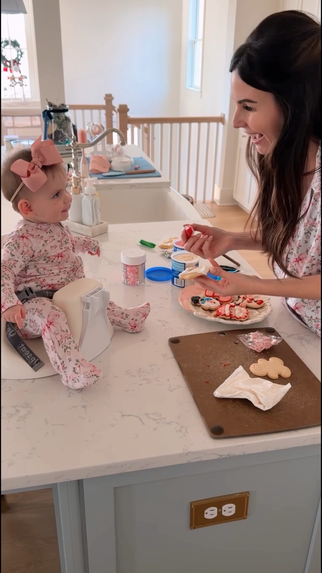Code FRILLS20 to save until 12/20th at midnight! Our matching mommy and me pajamas made of bamboo are so soft and would be the perfect Christmas gift for a mama and mini! We loved making cookies in ours together, this cozy winter day! 

#LTKBaby #LTKmomlife #LTKGiftGuide