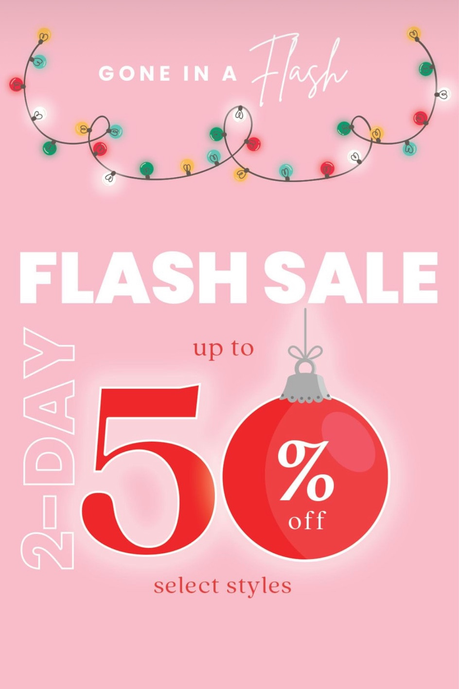 Shop Pink Lily’s Flash Sale Now!! 

#flashsale #pinklily #boutique #50%off 

#LTKFind #LTKGiftGuide #LTKsalealert