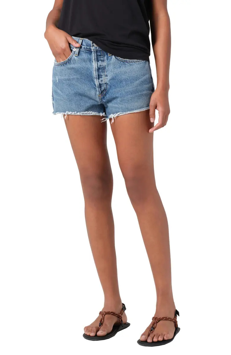 Parker High Waist Denim Cutoff Shorts | Nordstrom