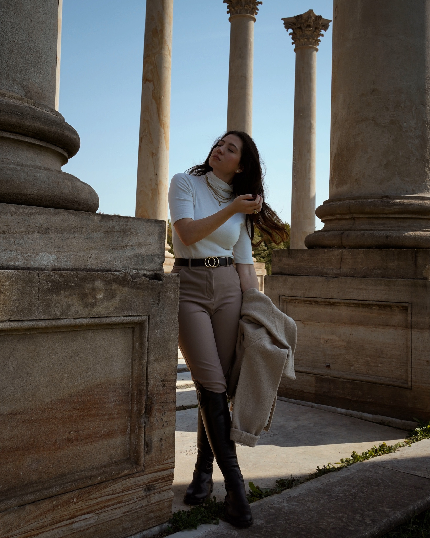 Beautiful fall day out at the arboretum! Wearing an equestrian outfit, with jumping boots  

#LTKStyleTip #LTKSeasonal #LTKWorkwear