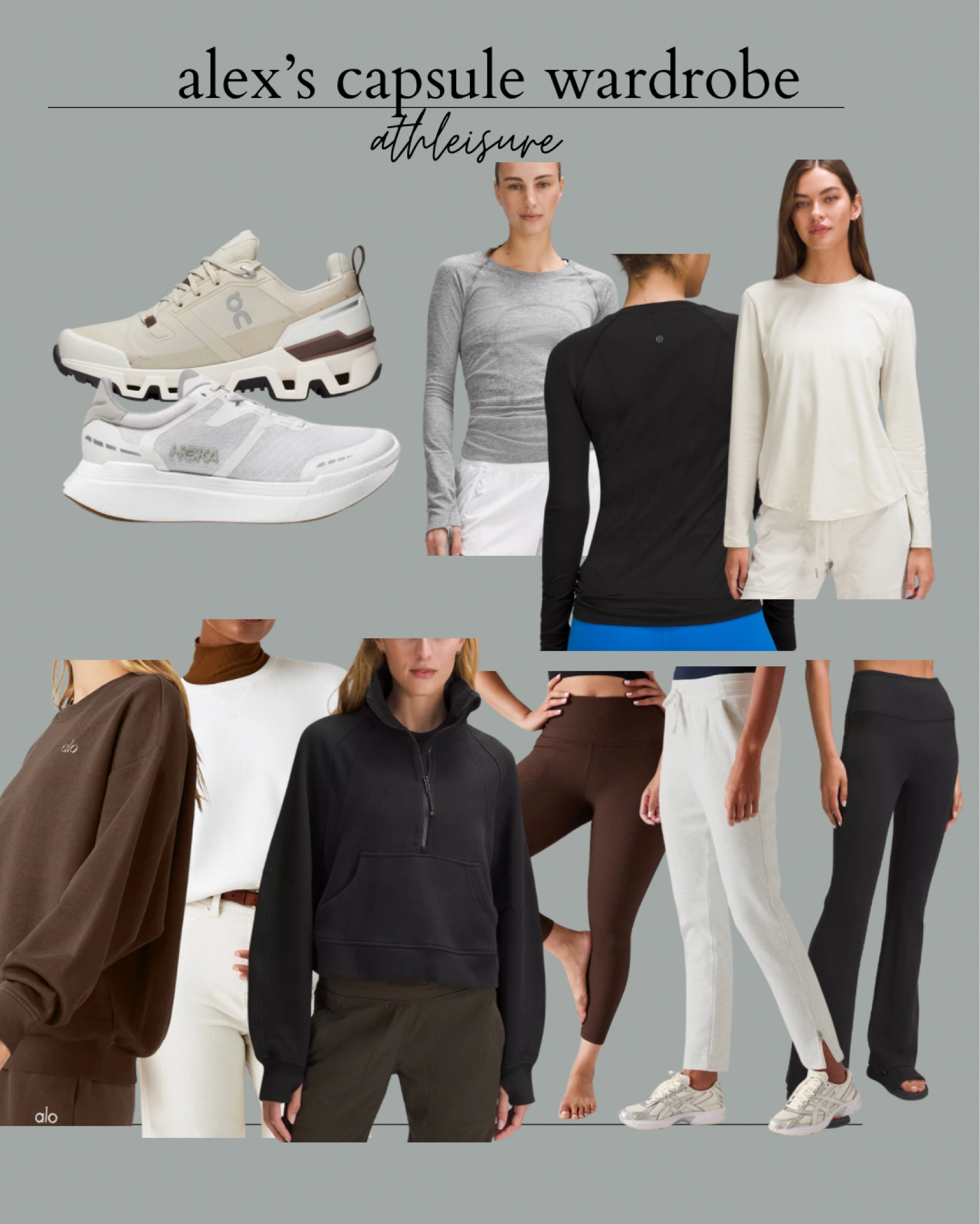 My word for 2024 is SIMPLE.
.
Part of that is making it easier to decide what I’m going to wear everyday + keep my closet clean + do less laundry…

ENTER = capsule wardrobe
.
I know these pieces are more expensive but I’d rather save and get what I love to wear than have 25 more pieces that are just “ok” in my eyes. 
.
Brown leggings
Winter athleisure
Brown crewneck
Black half zip
Athletic style
Momfit
Favorite tennis shoes
Most comfortable sneakers ever

#LTKSeasonal #LTKshoecrush #LTKstyletip