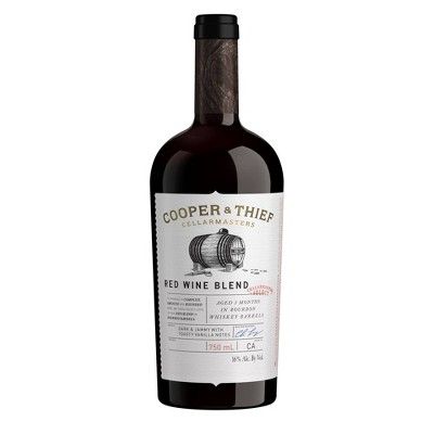 Cooper & Thief Bourbon Aged Red Wine Blend - 750ml Bottle | Target