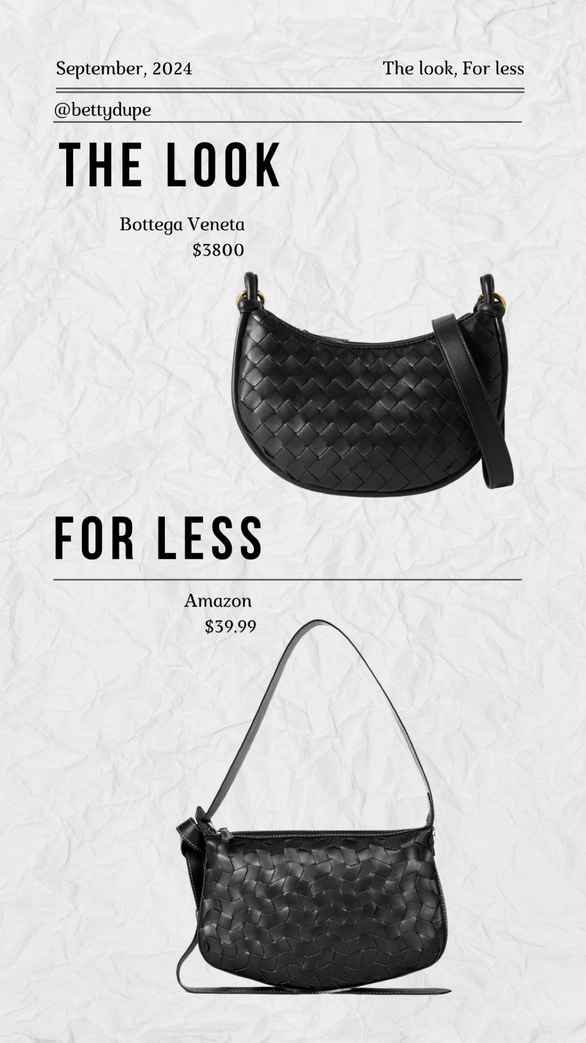 Look for less, bag edition

#LTKStyleTip #LTKFindsUnder50 #LTKItBag