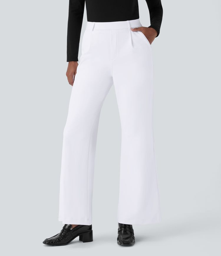 Halara Flex™ High Waisted Pocket Work Flare Pants | HALARA