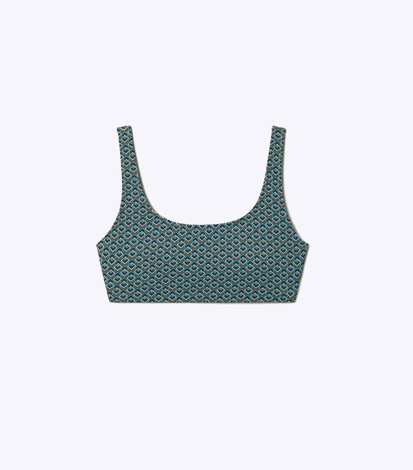 PRINTED SCOOP-BACK BRA | Tory Burch (US)