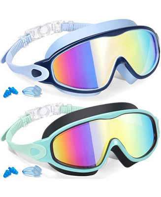 GNUADZ2pieces Swim Goggles Kids UV Anti-fog Pool Water | Macy's