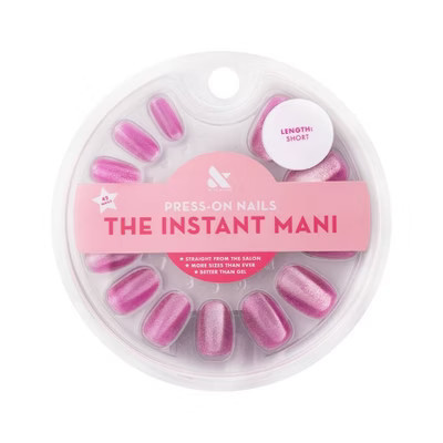 Olive & June Press-On Fake Nails - S Round - Pink Dream Velvet - 42ct | Target