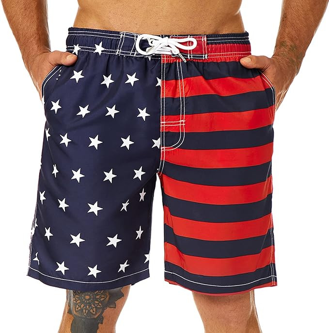 KAILUA SURF Mens Swim Trunks Long, Quick Dry Mens Boardshorts, 9 Inches Inseam Mens Bathing Suits... | Amazon (US)